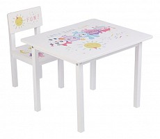 Набор для детской Polini Kids Малышарики 105 S, белый. Фото №2