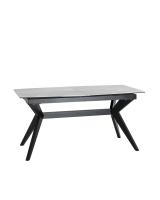 Стол обеденный Аркада раскладной 160-210*90 керамика темная фото Стол обеденный Аркада раскладной 160-210*90 керамика темная. Фото №1