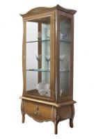 Шкаф с витриной Трио ММ-279-01(-01) Шкаф с витриной Трио ММ-279-01(-01). Фото №1