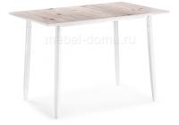 Стол деревянный Энлэй бискайская сосна / белый фото Стол деревянный Энлэй бискайская сосна / белый