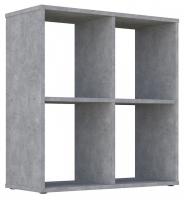 Стеллаж Polini Home Smart, серый фото Стеллаж Polini Home Smart, серый. Фото №1