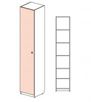 Шкаф однодверный со штангой Силуэт фото Шкаф однодверный со штангой Силуэт. Фото №1