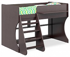 Кровать-чердак Р436 Капризун 2, древесина коричневая светлая дуб фото Кровать-чердак Р436 Капризун 2, древесина коричневая светлая дуб. Фото №2