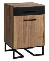 Тумба для обуви с ящиком Loft Дуб табак/Графит фото Тумба для обуви с ящиком Loft Дуб табак/Графит. Фото №1