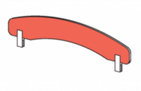 Ограждение кровати дополнительное Силуэт. Фото №1
