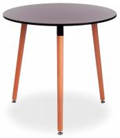 Стол MARS (mod. T1004) МДФ/дерево, 80 х 80 х 75 см , Black (черный)/ Natural (натуральный) фото Стол MARS (mod. T1004) МДФ/дерево, 80 х 80 х 75 см , Black (черный)/ Natural (натуральный). Фото №1