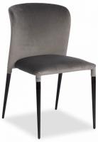 Стул ALVOR (mod. 715) ткань/металл, 48х65х86 см, высота до сиденья 51 см, серый barkhat 26/черный (поставляется по 4 шт). Фото №1