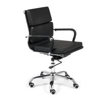 Кресло офисное Besto low (кож/зам, черный)