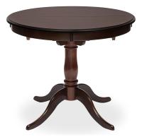 Стол раскладной Siena ( SA-T4EX) дерево гевея/мдф, 90+30х90х75см, Tobacco