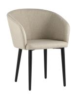 Кресло Ральф рогожка бежевый. Фото №1