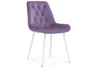 Стул Гояр сиреневый / белый глянец