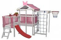 Комплекс игровой ДК10Р, розовый, серый. Фото №1