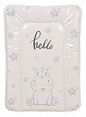 Матрас пеленальный Polini kids Бегемотик, серый. Фото №2