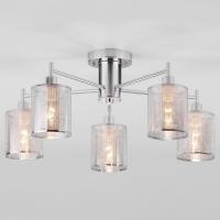 Потолочная люстра Eurosvet Tela 70109/5 хром. Фото №1