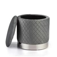 Пуф FS-006-40SV серый. Фото №1