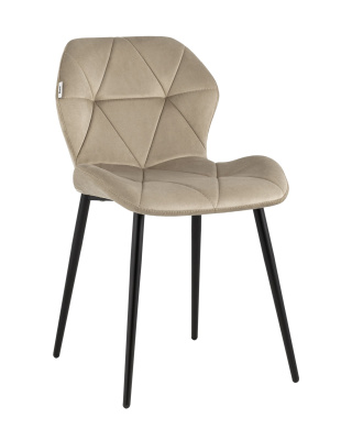 Стул Эдвин велюр капучино. Фото