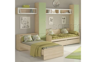 Кровать односпальная на каркасе Силуэт фото Кровать односпальная на каркасе Силуэт. Фото №4