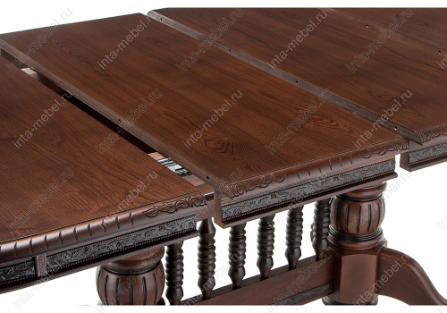 Стол деревянный Кантри орех с коричневой патиной. Фото №10