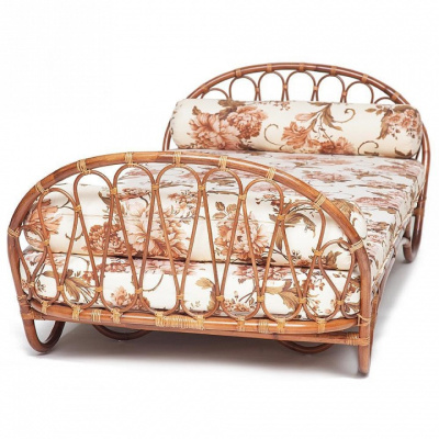 Кровать-софа Secret De Maison Suzane (с матрасом ) (mod. 18 5090 DB SP ) натуральный ротанг, 67х205х104см, светлый мед фото Кровать-софа Secret De Maison Suzane (с матрасом ) (mod. 18 5090 DB SP ) натуральный ротанг, 67х205х104см, светлый мед. Фото №2