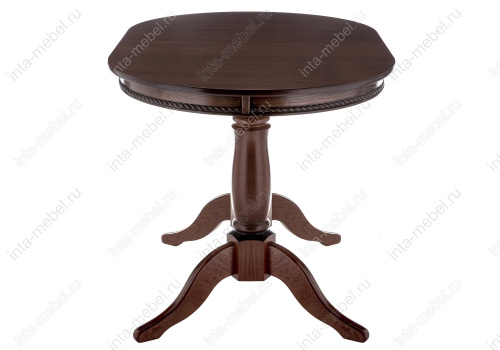 Стол деревянный Кантри 120 орех с коричневой патиной фото Стол деревянный Кантри 120 орех с коричневой патиной. Фото №4