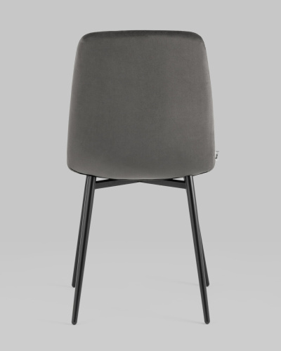 Стул Одди велюр тёмно-серый. Фото №6