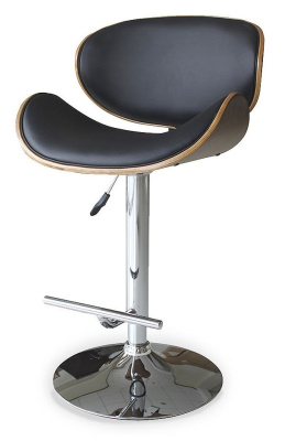 Стул барный JY1076 черный/хром. Фото №2