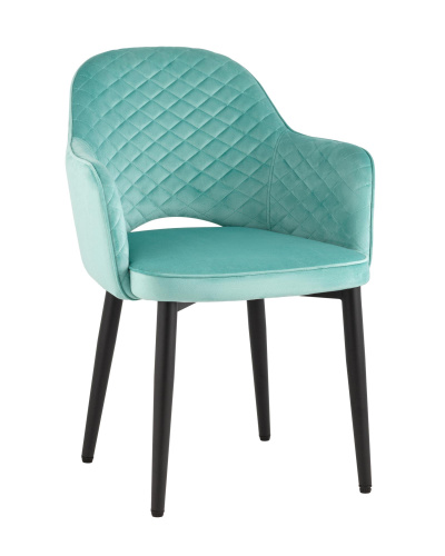 Стул Венера диамант велюр мятный. Фото №1