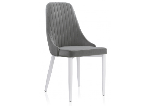 Стул Kora white / gray фото Стул Kora white / gray. Фото №1