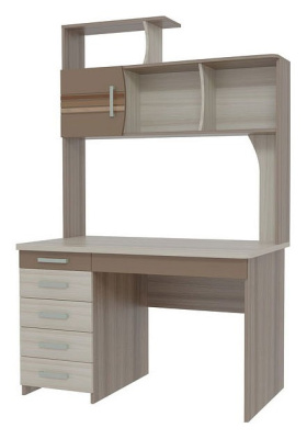 Манхэттен Надстройка стола компьютерного 1200 Ясень шимо т. /Ясень шимо с. /Капучино фото Манхэттен Надстройка стола компьютерного 1200 Ясень шимо т. /Ясень шимо с. /Капучино. Фото №2