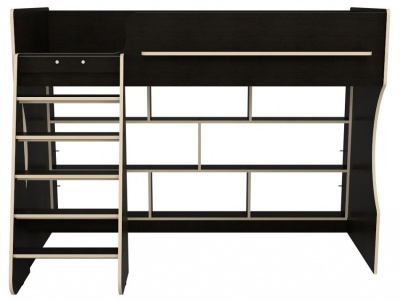 Кровать-чердак Р432-П Капризун 1, древесина коричневая светлая дуб. Фото №4