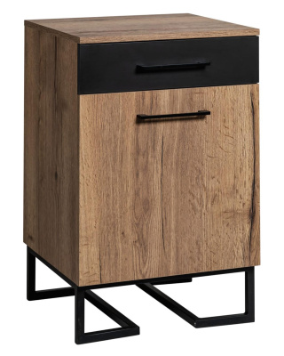 Тумба для обуви с ящиком Loft Дуб табак/Графит фото Тумба для обуви с ящиком Loft Дуб табак/Графит. Фото №2