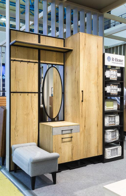 Полка для прихожей Loft Дуб Табак фото Полка для прихожей Loft Дуб Табак. Фото №5