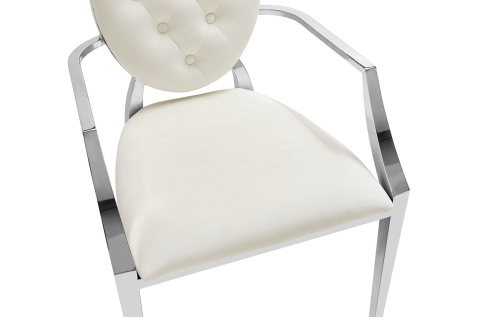 Стул Y110B бежевый бархат фото Стул Y110B бежевый бархат. Фото №8