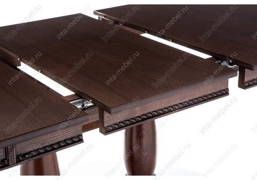 Стол деревянный Кантри 120 орех с коричневой патиной фото Стол деревянный Кантри 120 орех с коричневой патиной. Фото №6