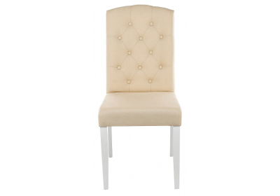 Стул деревянный Menson white / fabric сream. Фото