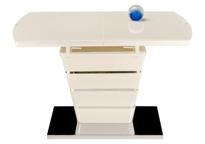 Стол стеклянный Space 120 бежевый. Фото №3