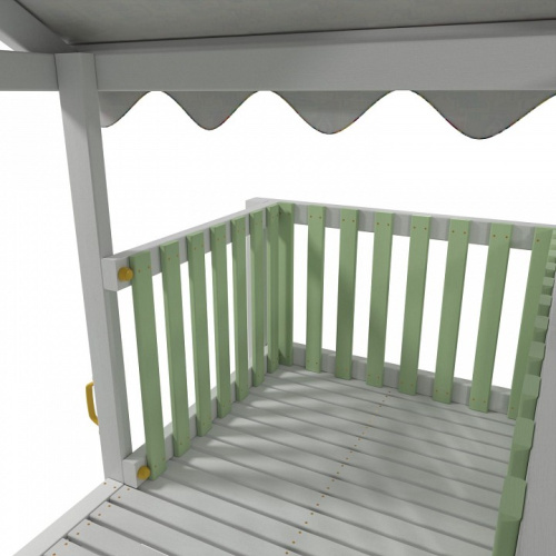 Комплекс игровой ДК7Б, бирюзовый, серый. Фото №8