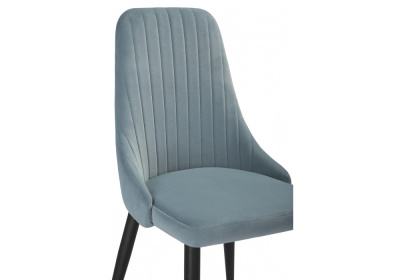 Стул Kora light blue / black фото Стул Kora light blue / black. Фото №5
