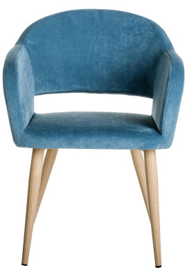 Кресло Oscar Блю/Натуральй Дуб. Фото №5