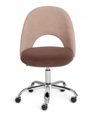 Кресло LATINA флок , бежевый/коричневый, 7/6 фото Кресло LATINA флок , бежевый/коричневый, 7/6. Фото №2