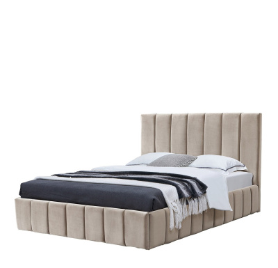 Кровать 8855 бежевая (1400X2000) фото Кровать 8855 бежевая (1400X2000). Фото №3