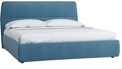 Кровать с ортопедическим основанием и ящиком Сканди 1.4 Сапфир. Фото