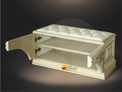 Банкетка с арочными дверками ППУ Б5.2-6. Фото №4