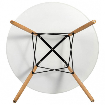 Стол Бари 1000*1000*740 круглый Белый. Фото