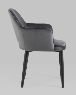 Стул Венера велюр серый. Фото №5