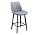 Стул полубарный CG1953B серый UF910-03