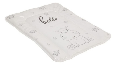 Матрас пеленальный Polini kids Бегемотик, серый. Фото №3