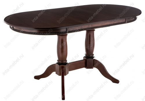 Стол деревянный Кантри 120 орех с коричневой патиной фото Стол деревянный Кантри 120 орех с коричневой патиной. Фото №2