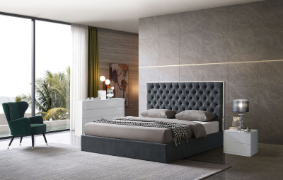 Кровать LBD1704 серая. Фото №2