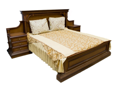 Кровать 2-х спальная Верона -27 М (160) с двумя тумбами (без основания). Фото №2